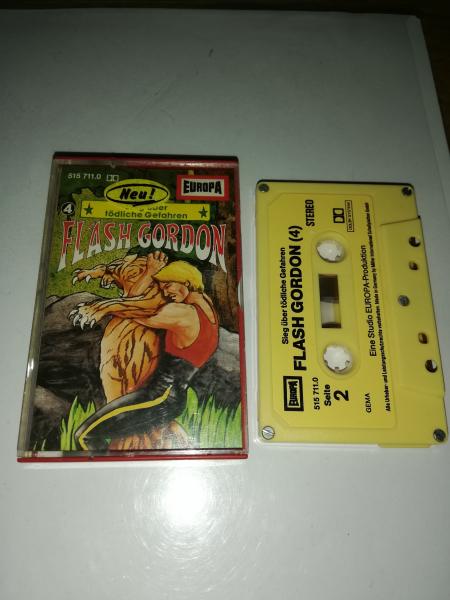 Flash Gordon Folge 4 Sieg über tödliche Gefahren 5-fach Silber geschraubt Gelb mit Gelben Aufkleber 515711.0