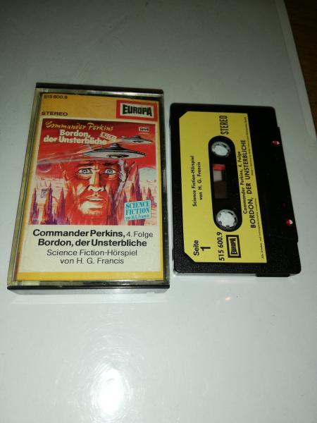 Commander Perkins Folge 4 Bordon. der Unsterbliche Schwarz mit Beigen Aufkleber 515600.9(Weißes Cover)