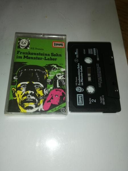 H.G.Francis Folge 1 Frankensteins Sohn im Monster-Labor Schwarz mit Weißen Druck 7432166164 4