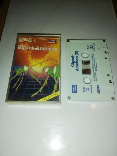 Europa Grusel Folge 5 Gigant-Ameisen 4-fach Silber geschraubt Weiß mit Blauen Druck 516434.6