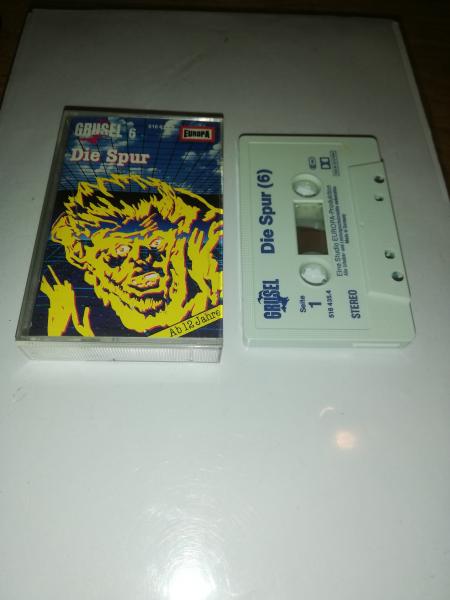 Europa Grusel Folge 6 Die Spur Weiß mit Blauen Druck 516435.4 Europa