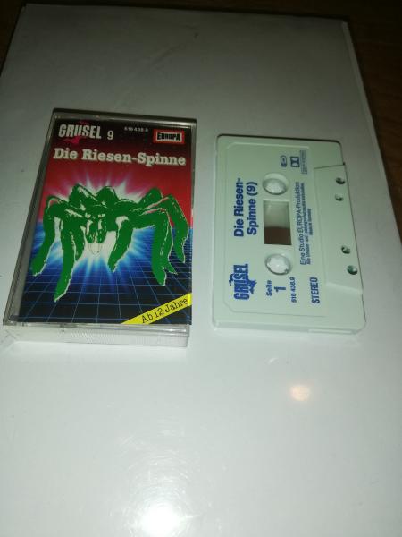 Europa Grusel Folge 9 Die Riesen-Spinne Weiß mit Blauen Druck 516438.9