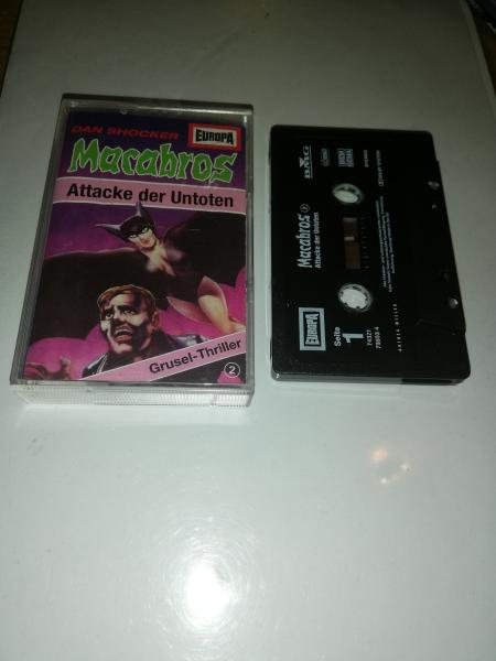 Macabros Folge 2 Attacke der Untoten Schwarz mit Weißen Druck 7432178603.4 Europa