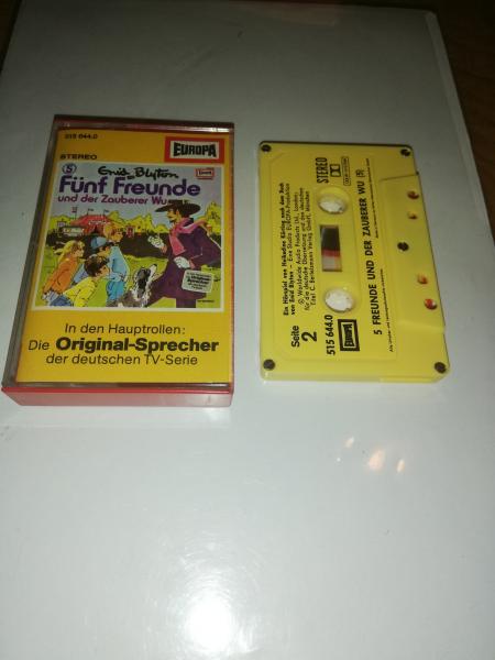 Fünf Freunde Folge 5 und der Zauberer Wu 4-fach Silber geschraubt Gelb 515644.0 (Cover leicht verblasst)