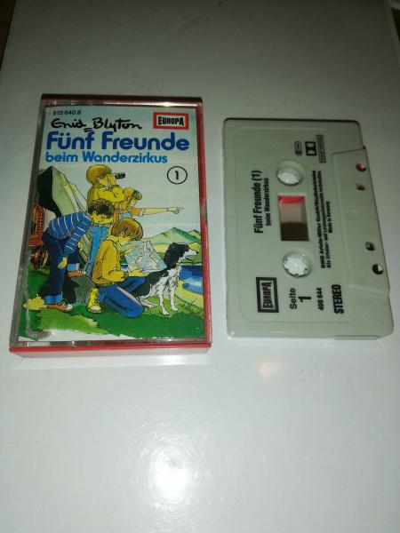 Fünf Freunde Folge 1 Beim Wanderzirkus Grau mit Schwarzen Druck 490644 (Blau Oranges Cover)