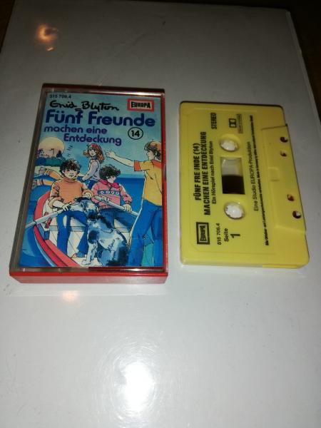 Fünf Freunde Folge 14 machen eine Entdeckung Gelb 515706.4 (Blau Oranges Cover)