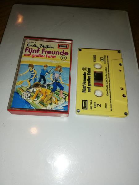 Fünf Freunde Folge 17 auf großer Fahrt 4-fach Silber Geschraubt Gelb 515752.8 (Blau Oranges Cover)