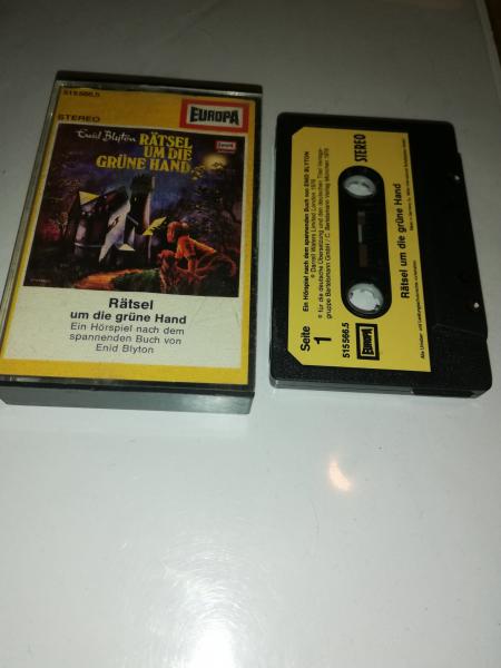 Enid Blyton Folge 1 Rätsel um die grüne Hand Schwarz mit Beigen Aufkleber 515566.5 Europa