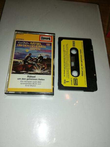 Enid Blyton Folge 2 Rätsel um den geheimen Hafen Schwarz mit Gelben Aufkleber 515567.3