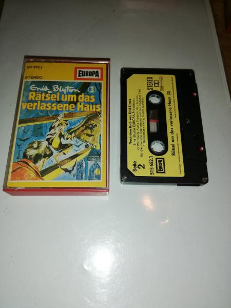 Enid Blyton Folge 3 Rätsel um das verlassene Haus 5-fach Silber Geschraubt Schwarz mit Beigen Aufkleber 515652.1