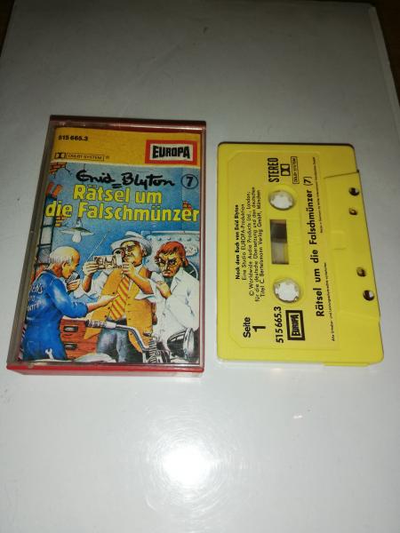 Enid Blyton Folge 7 Rätsel um die Falschmünzer Gelb mit Gelben Aufkleber 515665.3 Europa