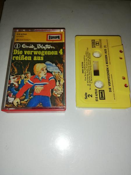 Enid Blyton Die Verwegenen Vier Folge 1 Reissen aus Gelb mit Gelben Aufkleber 515670.0 Europa