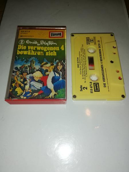 Enid Blyton Die Verwegenen Vier Folge 2 Bewähren sich 5-fach Silber Geschraubt Gelb mit Gelben Aufkleber 515671.8