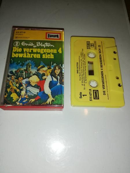 Enid Blyton Die Verwegenen Vier Folge 2 Bewähren sich Gelb mit Gelben Aufkleber 515671.8 Europa