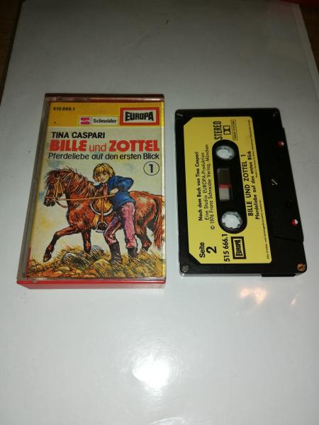 Bille und Zottel Folge 1 Pferdeliebe auf den ersten Blick 5-fach Silber geschraubt Schwarz mit Gelben Aufkleber 515666.1