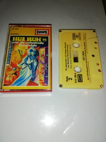 Hui Buh Folge 14 und die unheilvolle Burgfehde 5-fach Silber geschraubt Gelb mit Gelben Aufkleber 515138.4