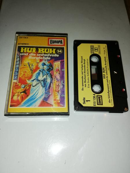 Hui Buh Folge 14 und die unheilvolle Burgfehde 5-fach Silber geschraubt Schwarz mit Beigen Aufkleber 515138.4