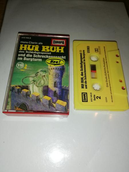 Hui Buh Folge 19 und die Schreckensnacht im Burgturm Gelb mit Gelben Aufkleber 515144.9