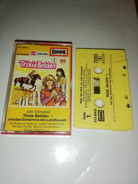 Trixie Belden Folge 1 und das Geheimnis des Landhauses Gelb mit Gelben Aufkleber 515654.8