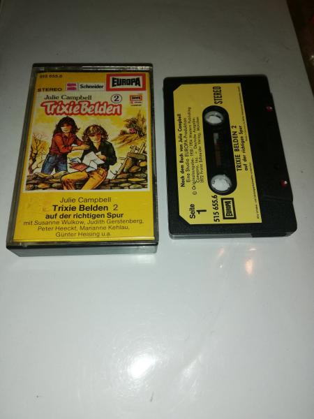 Trixie Belden Folge 2 auf der richtigen Spur Schwarz mit Beigen Aufkleber 515655.6 Europa