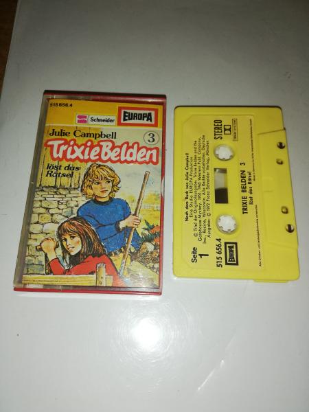 Trixie Belden Folge 3 löst das Rätsel Gelb mit Gelben Aufkleber 515656.4