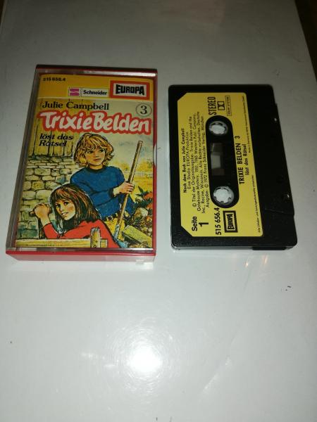 Trixie Belden Folge 3 löst das Rätsel Schwarz mit Beigen Aufkleber 515656.4