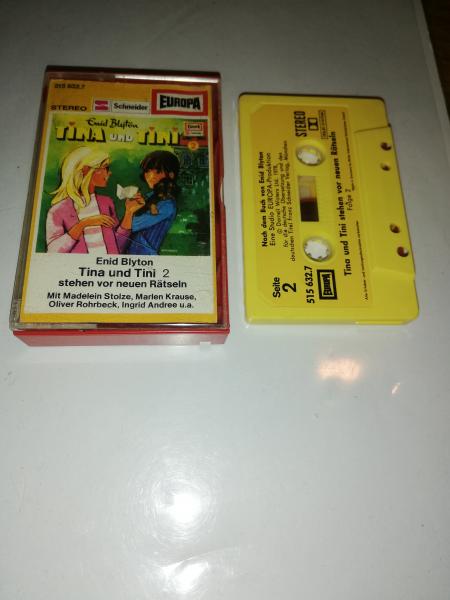 Tina und Tini Folge 2 stehen vor neuen Rätseln Gelb mit Gelben Aufkleber 515632.7 Europa(Weißes Cover)