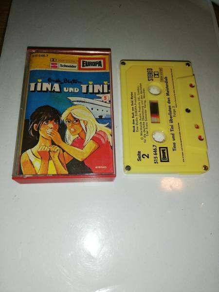 Tina und Tini Folge 3 überlisten den Meisterdieb 5-fach Silber geschraubt Gelb mit Gelben Aufkleber 515646.7