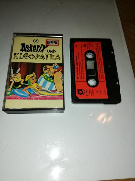 Asterix Folge 2 und Kleopatra 4-fach Schwarz geschraubt Schwarz mit Roten Aufkleber 31690-1 Sonocord Sonderauflage
