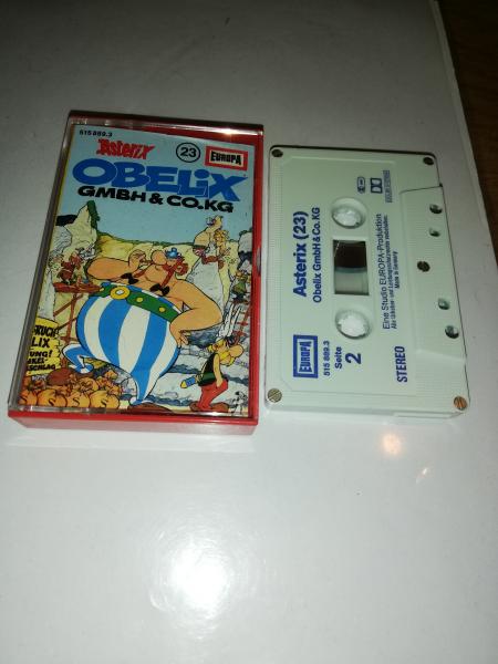 Asterix Folge 23 Obelix GmbH& Co.KG 5-fach Silber geschraubt Weiß mit Blauen Druck 515889.3 Europa
