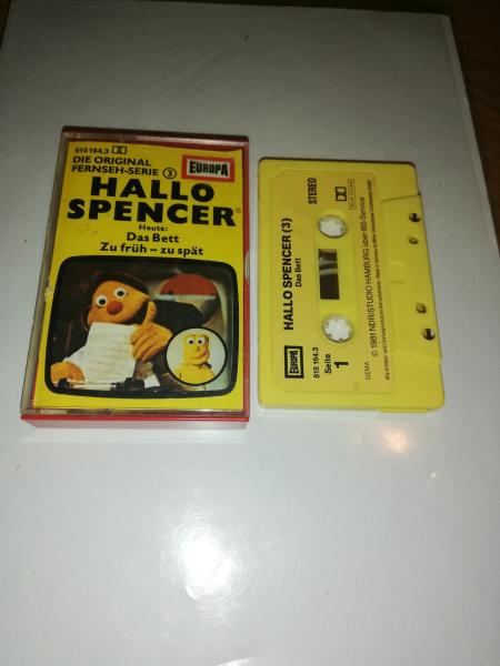 Hallo Spencer Folge 3 Das Bett Zu Früh Zu Spät Gelb mit Gelben Aufkleber 515164.3