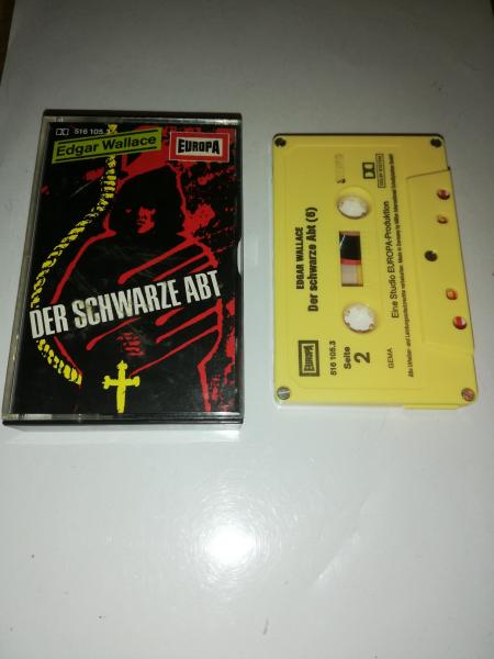 Edgar Wallace Folge 6 Der schwarze Abt 5-fach Silber geschraubt Gelb 516105.3 Europa