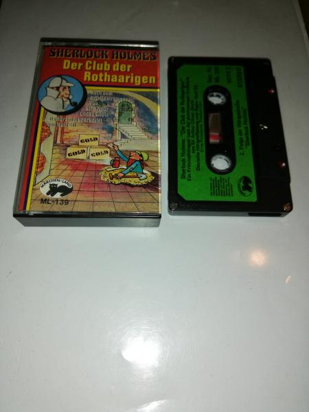 Sherlock Holmes Der Club der Rothaarigen 5-fach Silber geschraubt Schwarz mit Grünen Aufkleber ML -139 Märchenland
