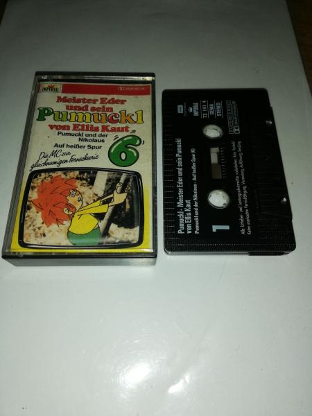 Pumuckl Folge 6 und der Nikolaus/Auf heißer Spur Schwarz mit Weißen Druck 73141.4 Emi Imperial Club Edition