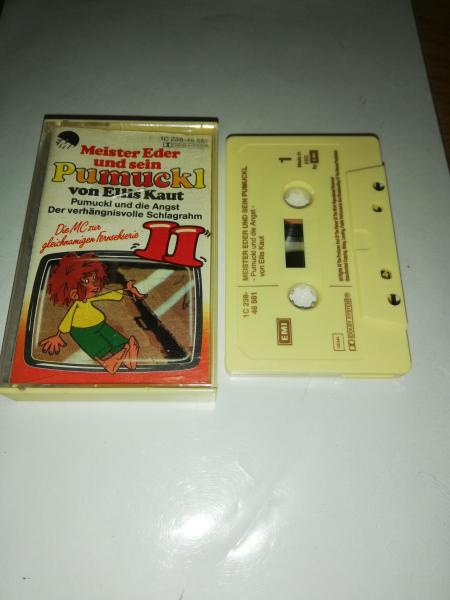 Pumuckl Folge 11 und die Angst/Der verhängnisvolle Schlagrahm Beige mit Braunen Druck 1C238-46561 EMI