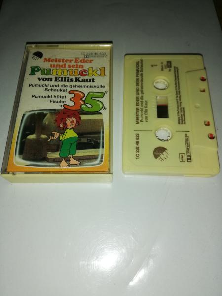 Pumuckl Folge 35 und die geheimnisvolle Schaukel Beige mit Braunen Druck  1C238-46-633 EMI