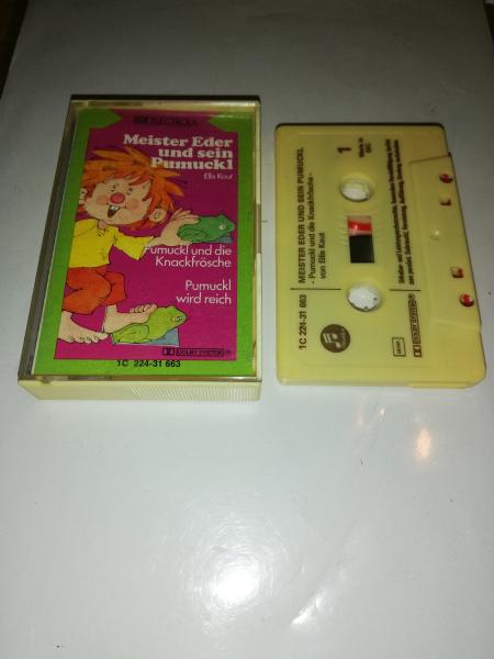 Pumuckl und die Knackfrösche/wird reich Beige mit Braunen Druck 1C04831663 Columbia EMI Electrola