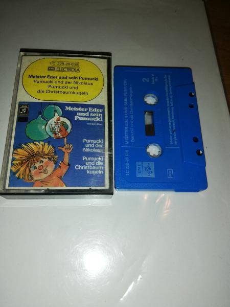 Pumuckl und der Nikolaus/und die Christbaumkugeln Blau mit Weißen Druck 1C228-28638 Columbia EMI Electrola