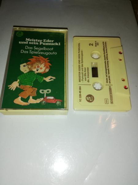 Pumuckl Das Segelboot/Das Spielzeugauto Beige mit Braunen Druck 1C228-45084 Columbia EMI