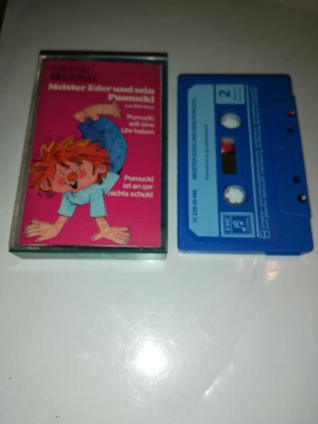 Pumuckl will eine Uhr haben/ist an gar nichts schuld Blau mit Blauen Aufkleber 1C228-30095 Columbia EMI Electrola