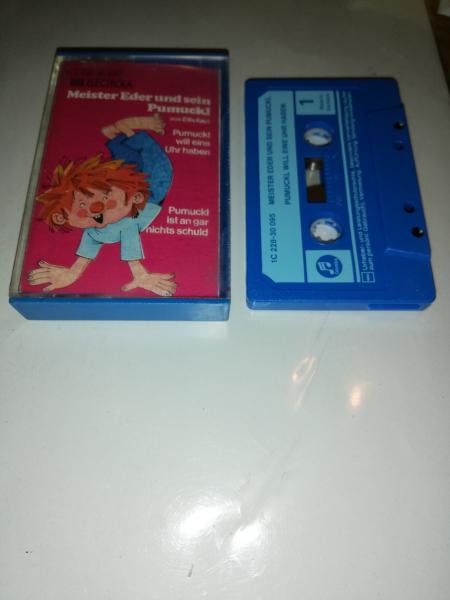 Pumuckl will eine Uhr haben/ist an gar nichts schuld Blau mit Blauen Aufkleber 1C228-30095 Disneyland Record EMI Electrola