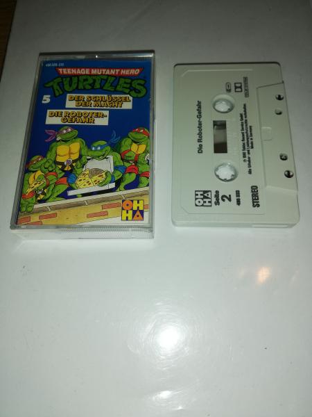 Teenage Mutant Hero Turtles Folge 5 Der Schlüssel der Macht/Die Robotergefahr Grau mit Schwarzen Druck 490328-215 OHHA