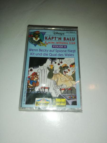 Käpt`n Balu Folge 2 Wenn Becky auf Spione fliegt/Kit und die Qual des Wales Schwarz mit Gelben Aufkleber 511665-4 Originalverpackt