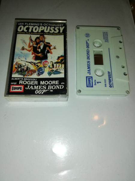 James Bond Folge 12 Octopussy 5-fach Silber geschraubt Weiß mit Blauen Druck 516512.1 Europa