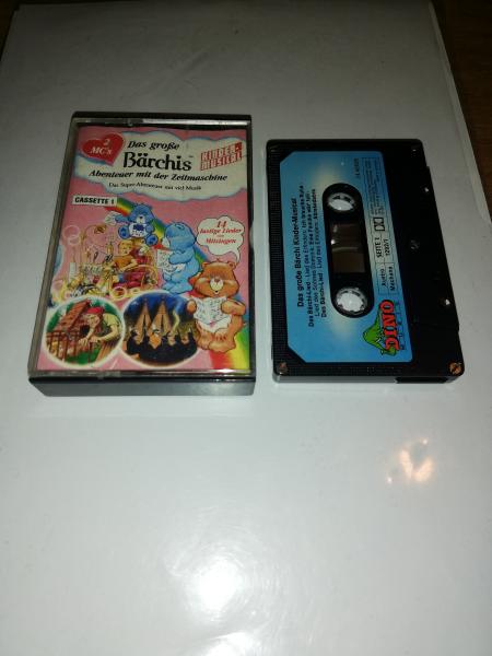 Bärchis Abenteuer mit der Zeitmaschine Kinder-Musical Cassette1 5-fach Silber geschraubt Blau mit Blauen Aufkleber DMC 1292