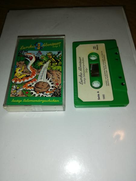 Lurchis Abenteuer Folge 1 Grün mit Weißen Aufkleber 1990