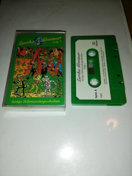 Lurchis Abenteuer Folge 4 Grün mit Weißen Aufkleber 1991