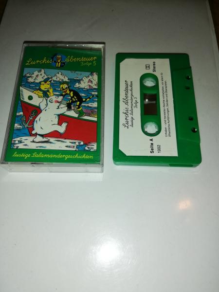 Lurchis Abenteuer Folge 5 Grün mit Weißen Aufkleber 1992
