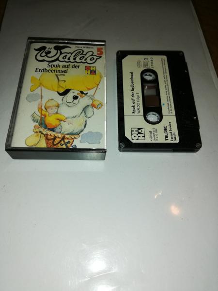 Waldo Folge 5 Spuk auf der Erdbeerinsel 4-fach Silber geschraubt Schwarz mit Weißen Aufkleber 4.60505 CD OHHA