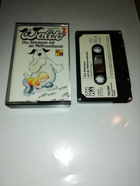 Waldo Folge 2 Das Abenteuer mit der Mellmannbande 4-fach Silber geschraubt Schwarz mit Weißen Aufkleber 4.60502 CD OHHA